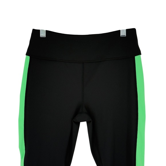 ALALA Women's Size S Colorblock Leggings Black Green‎ Pink Blue Athleisure Y2K - Picture 3 of 9